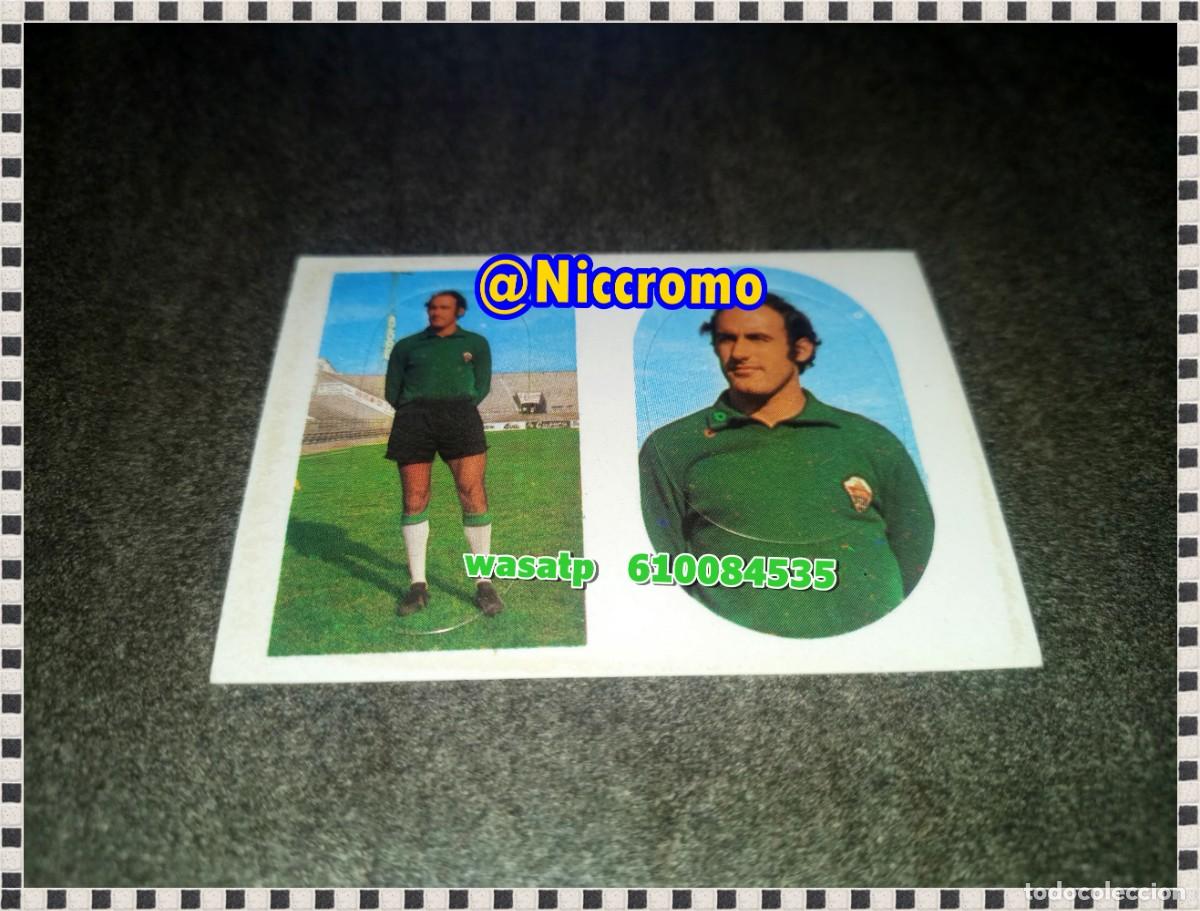 Cromos de f&uacute;tbol: esteban elche liga 75 76 cromo troquelado sin pegar ediciones maga liga futbol 1975 1976 niccromo
