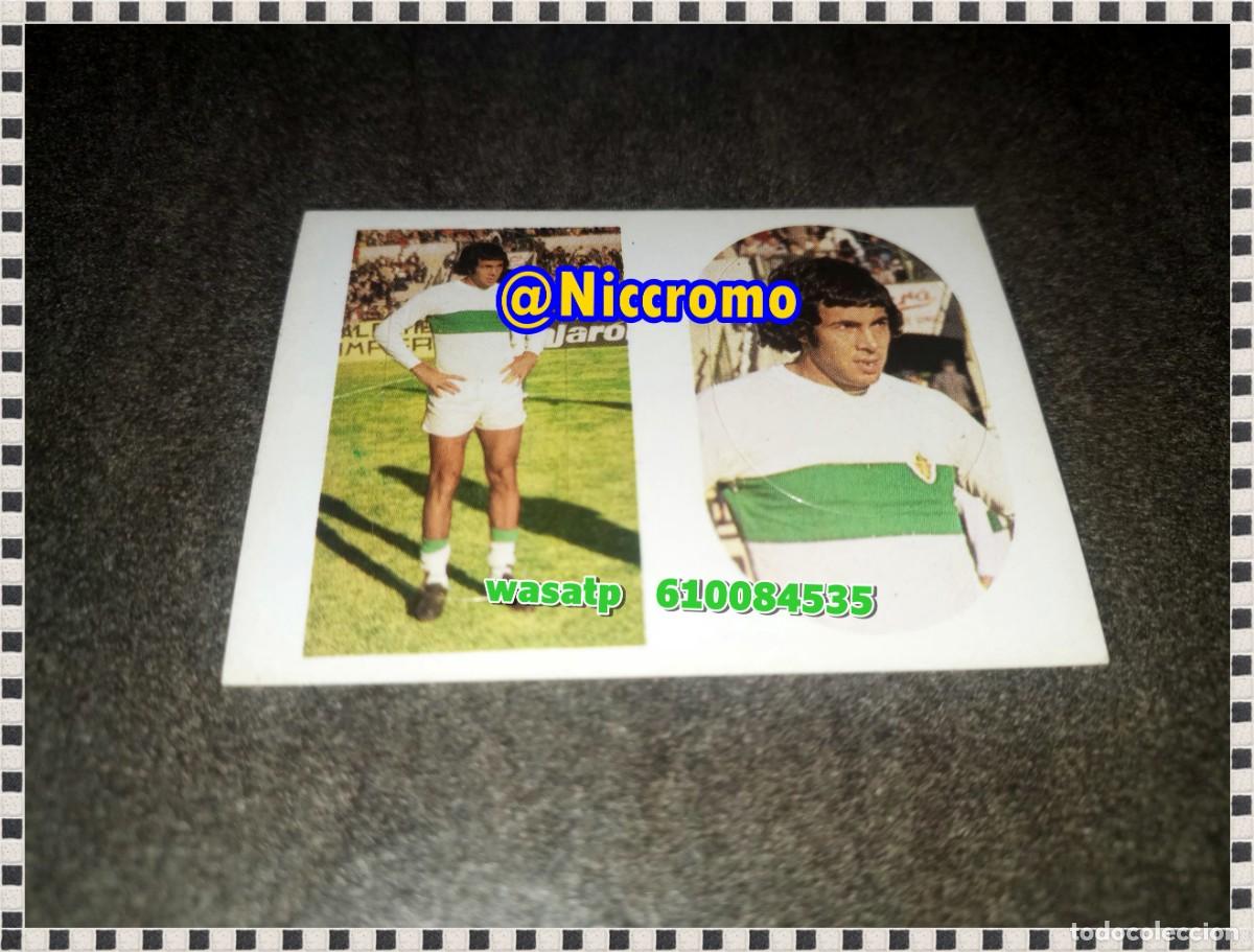 Cromos de f&uacute;tbol: ruben cano elche liga 75 76 cromo troquelado sin pegar ediciones maga liga futbol 1975 1976 niccromo
