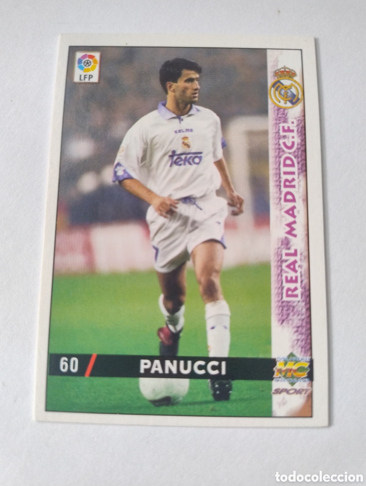 Cromos de f&uacute;tbol: 60 - Panucci - Real Madrid - Mundicromo 98 - 99