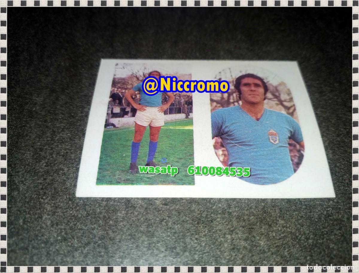 Cromos de f&uacute;tbol: cortes real oviedo liga 75 76 cromo troquelado sin pegar ediciones maga futbol 1975 1976 niccromo