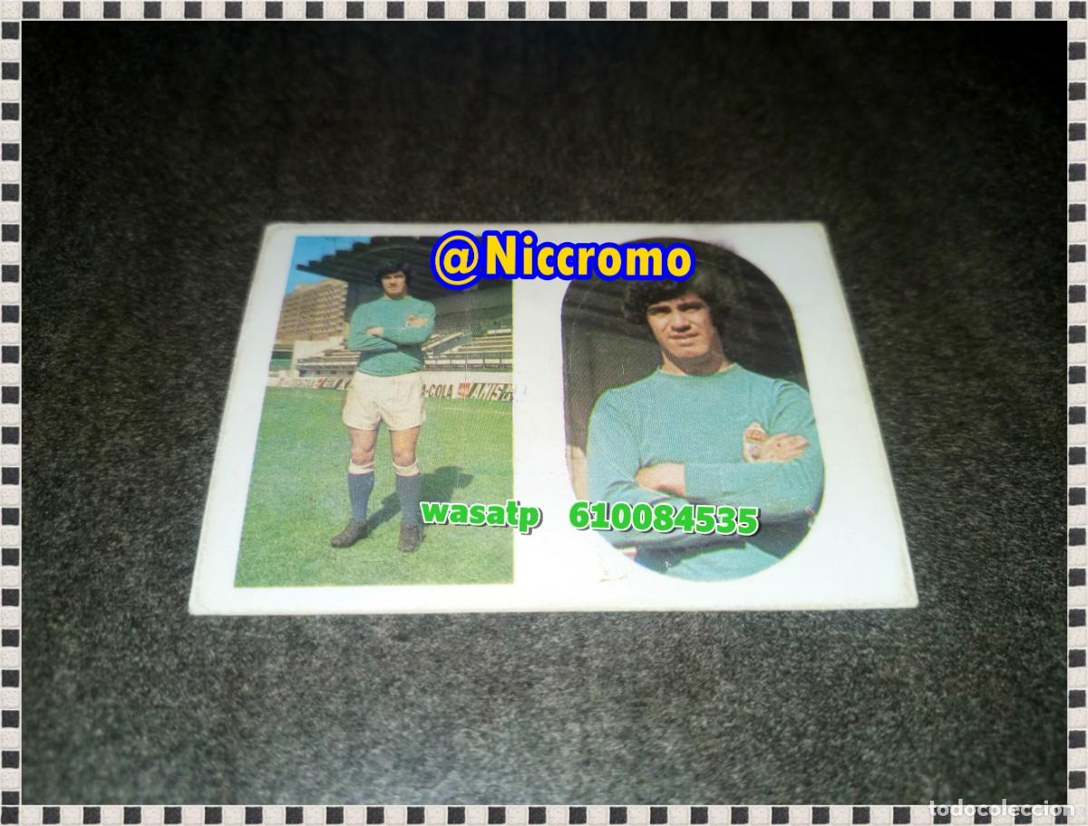 Cromos de f&uacute;tbol: javier real oviedo liga 75 76 cromo troquelado sin pegar ediciones maga futbol 1975 1976 niccromo