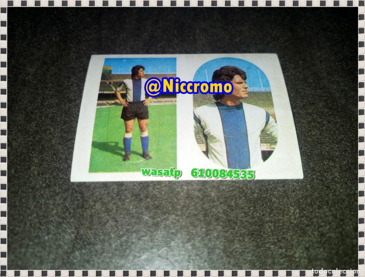 Cromos de f&uacute;tbol: barrios hercules liga 75 76 cromo troquelado sin pegar ediciones maga futbol 1975 1976 niccromo