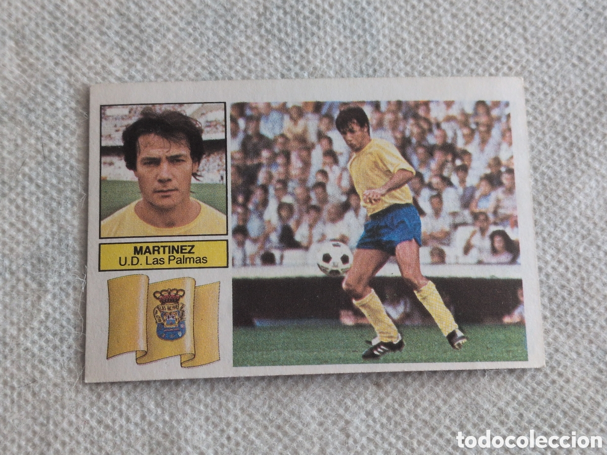 Cromos de f&uacute;tbol: LIGA ESTE 1982 1983 82 83 EDICIONES ESTE COLOCA MARTINEZ LAS PALMAS SIN PEGAR