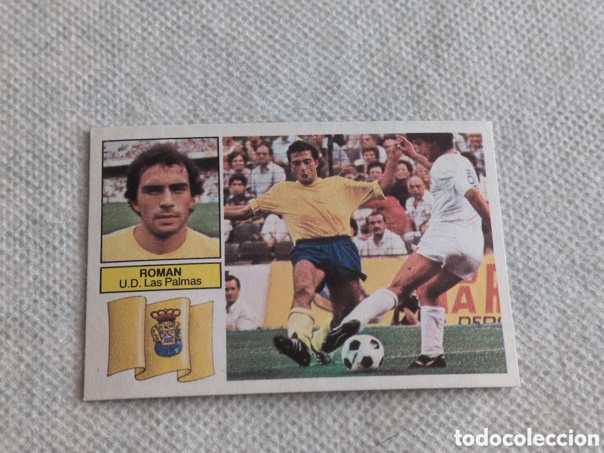 Cromos de f&uacute;tbol: CROMO LIGA ESTE 82 83 ROM&Aacute;N VERSI&Oacute;N LAS PALMAS. NUNCA PEGADO SIN PEGAR