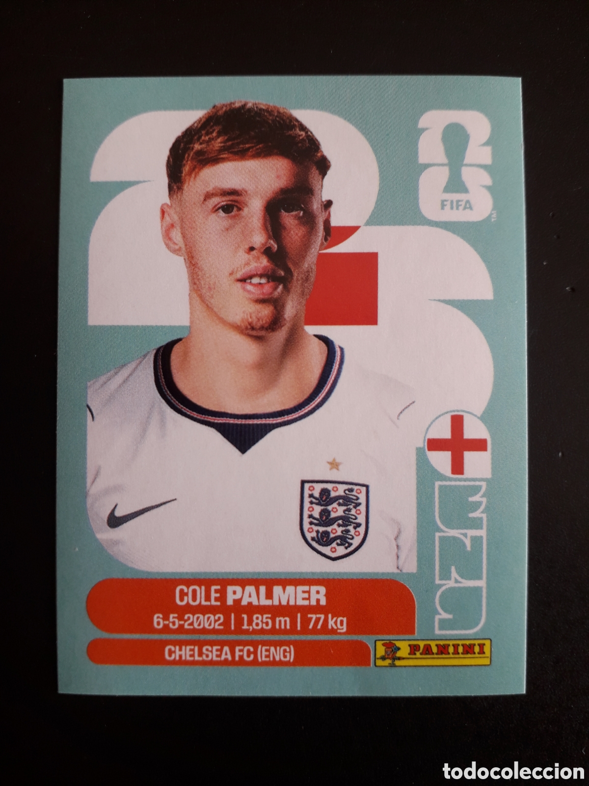 Cromos de f&uacute;tbol: PALMER INGLATERRA ENG 12 MUNDIAL F&Uacute;TBOL 2026 FIFA WORLD CUP PANINI SIN PEGAR PEDIDO M&Iacute;NIMO 3&euro;