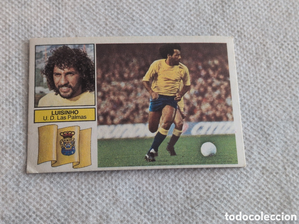 Cromos de f&uacute;tbol: Cromo f&uacute;tbol liga 82 83 1982 1983 ediciones este nuevo sin pegar baja Luisinho Las Palmas