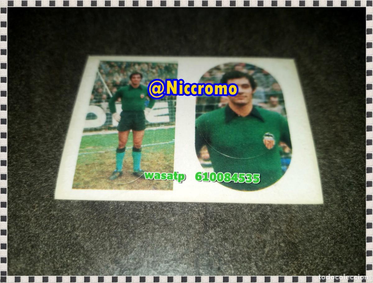 Cromos de f&uacute;tbol: balaguer valencia liga 75 76 cromo troquelado sin pegar ediciones maga futbol 1975 1976 niccromo
