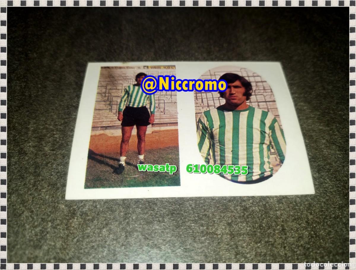 Cromos de f&uacute;tbol: alabanda real betis liga 75 76 cromo troquelado sin pegar ediciones maga futbol 1975 1976 niccromo
