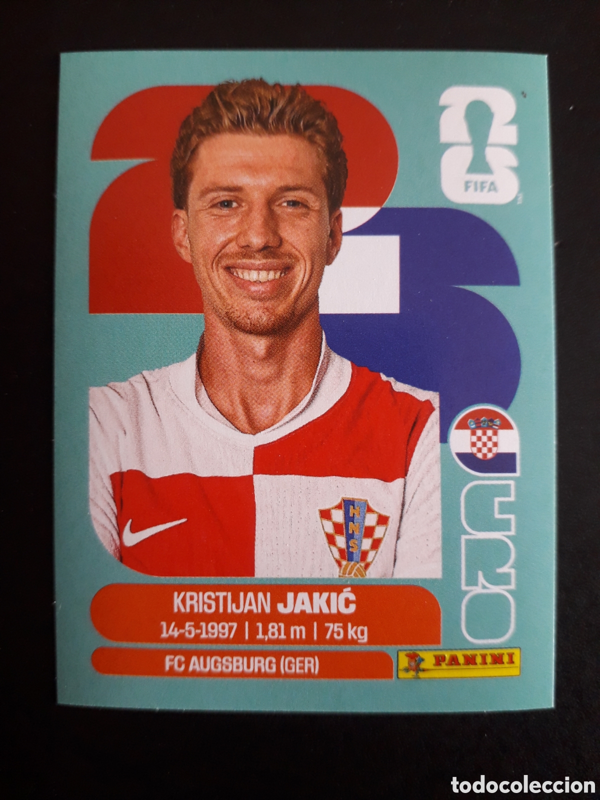 Cromos de f&uacute;tbol: JAKIĆ CROACIA CRO 8 MUNDIAL F&Uacute;TBOL 2026 FIFA WORLD CUP PANINI SIN PEGAR PEDIDO M&Iacute;NIMO 3&euro;