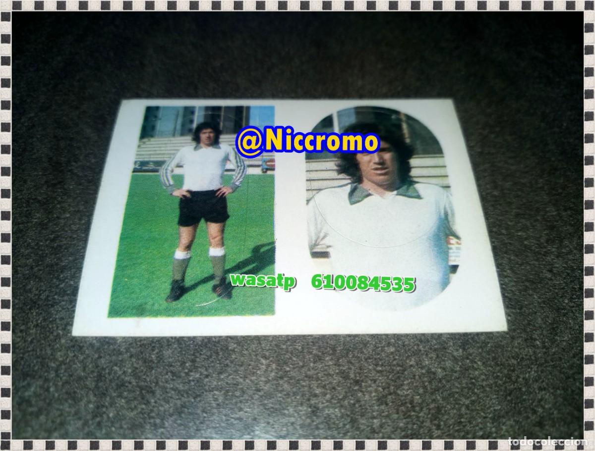 Cromos de f&uacute;tbol: ge&ntilde;upi santander liga 75 76 cromo troquelado sin pegar ediciones maga futbol 1975 1976 niccromo