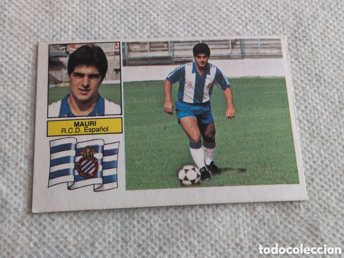 Cromos de f&uacute;tbol: cromo de futbol, ediciones Este, liga 82-83, Mauri, ultimos fichajes n&ordm; 24 ,R.C.D. Espa&ntilde;ol,sin pegar