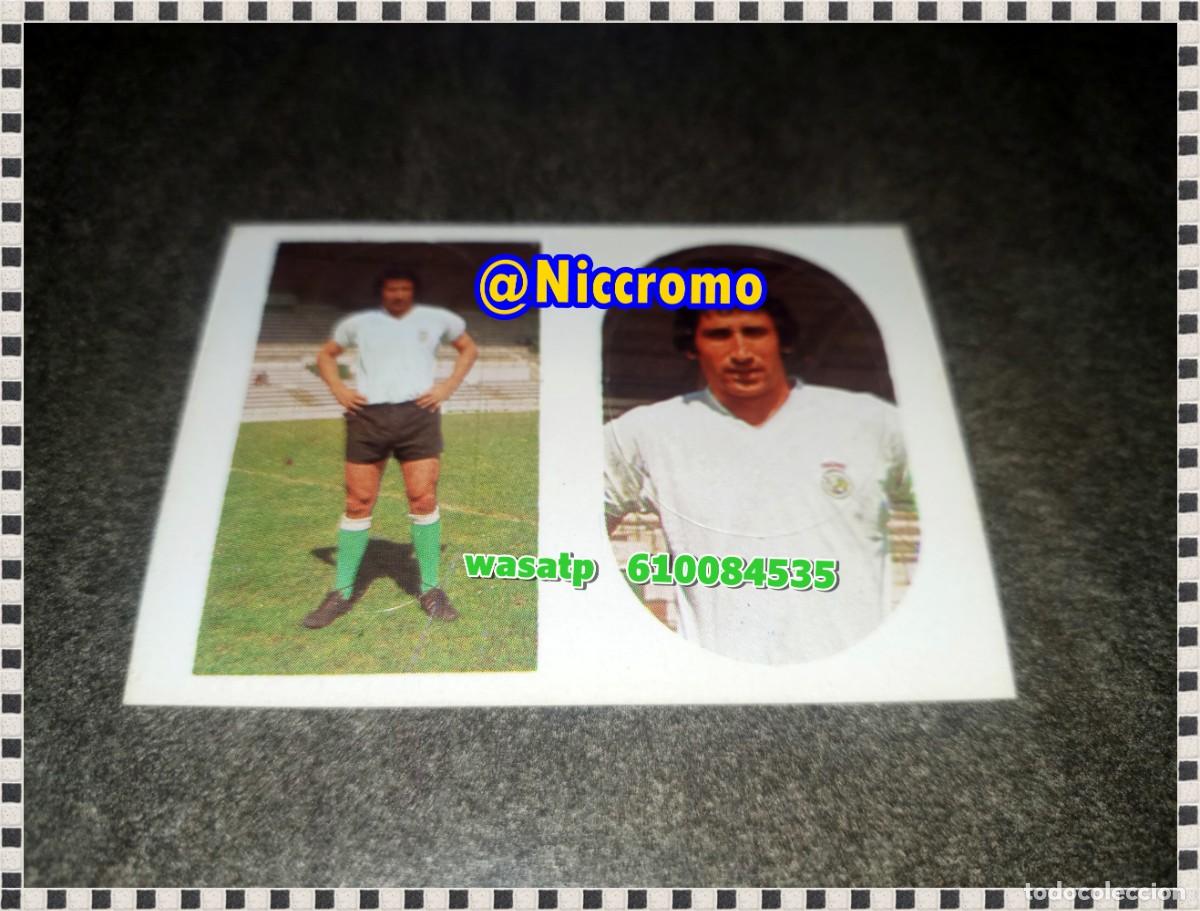 Cromos de f&uacute;tbol: espildora santander liga 75 76 cromo troquelado sin pegar ediciones maga futbol 1975 1976 niccromo