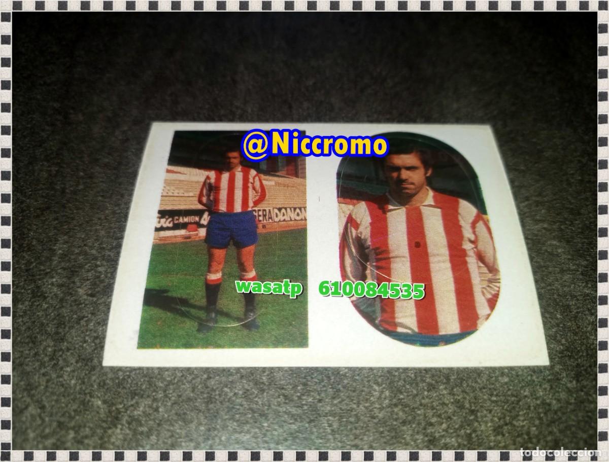 Cromos de f&uacute;tbol: quini gijon liga 75 76 cromo troquelado sin pegar ediciones maga futbol 1975 1976 niccromo