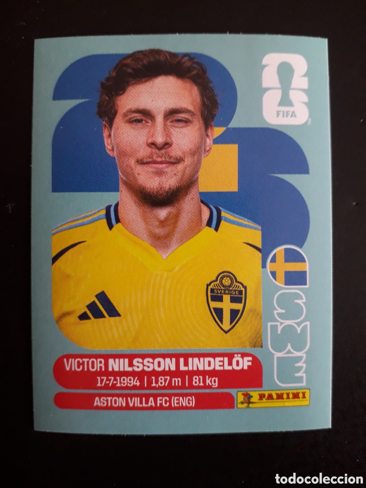 Cromos de f&uacute;tbol: NILSSON LINDEL&Ouml;F SUECIA SWE 6 MUNDIAL F&Uacute;TBOL 2026 FIFA WORLD CUP PANINI SIN PEGAR PEDIDO M&Iacute;NIMO 3&euro;.