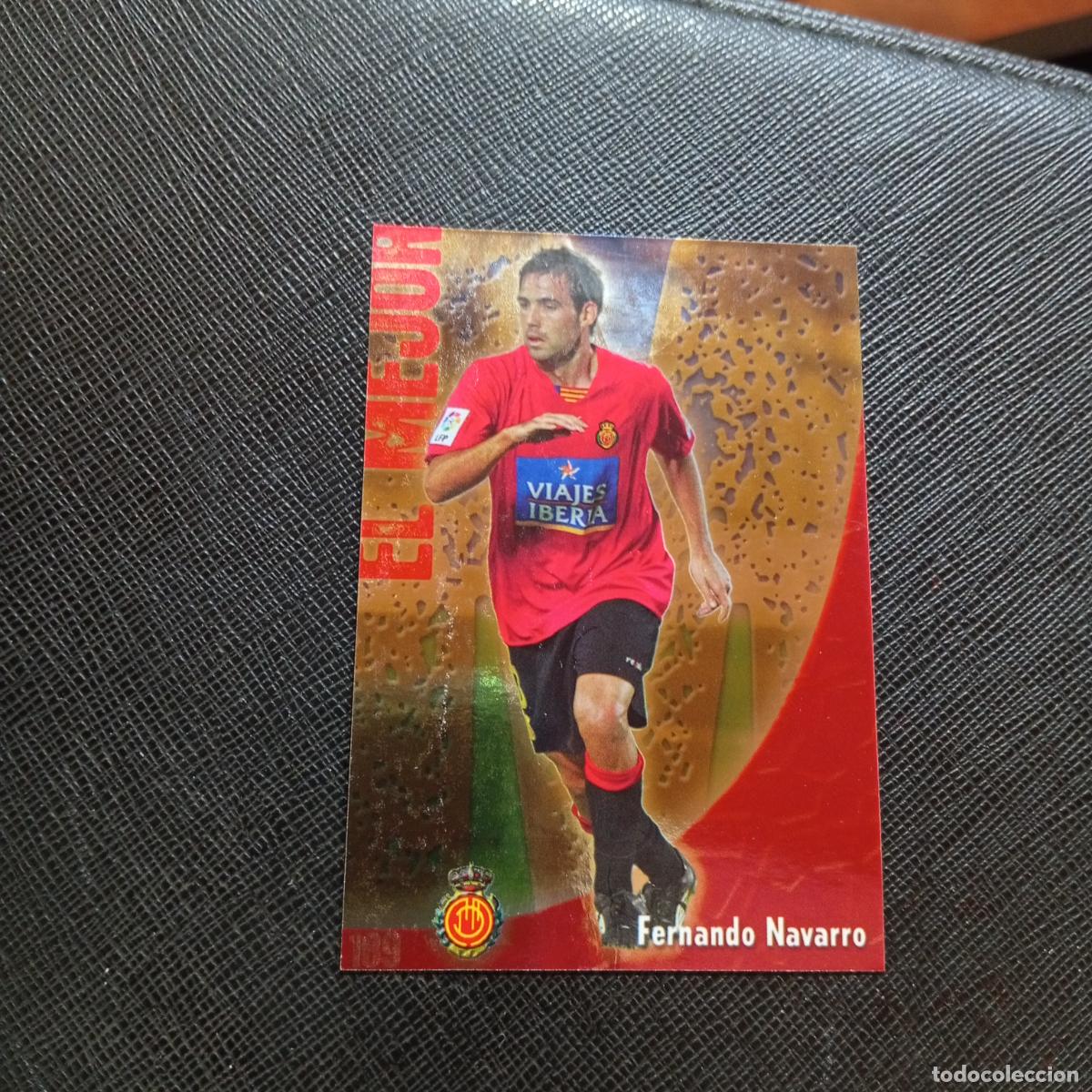 Cromos de f&uacute;tbol: 189 FERNANDO NAVARRO MALLORCA MUNDICROMO QUIZ GAME 2008 2009 FUTBOL 08 09 - A211 PG23 PUNTAS RECTAS