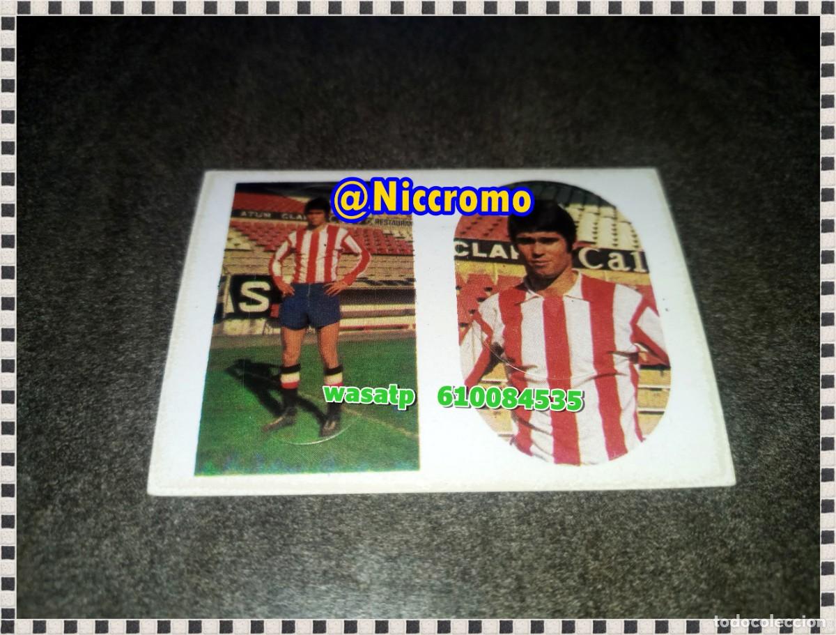 Cromos de f&uacute;tbol: ciriaco gijon liga 75 76 cromo troquelado sin pegar ediciones maga futbol 1975 1976 niccromo