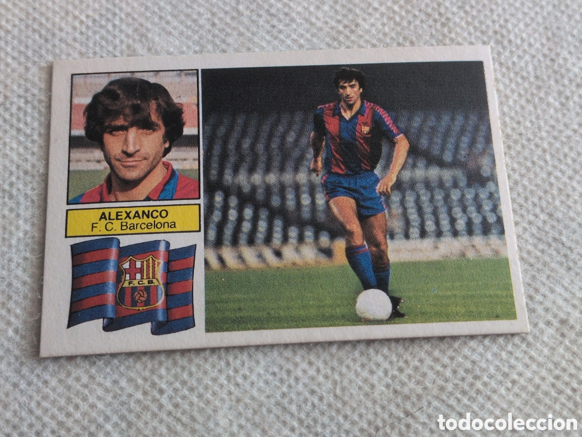 Cromos de f&uacute;tbol: LIGA ESTE 1982 1983 82 83 EDICIONES ESTE ALEXANCO BARCELONA SIN FCB SIN PEGAR