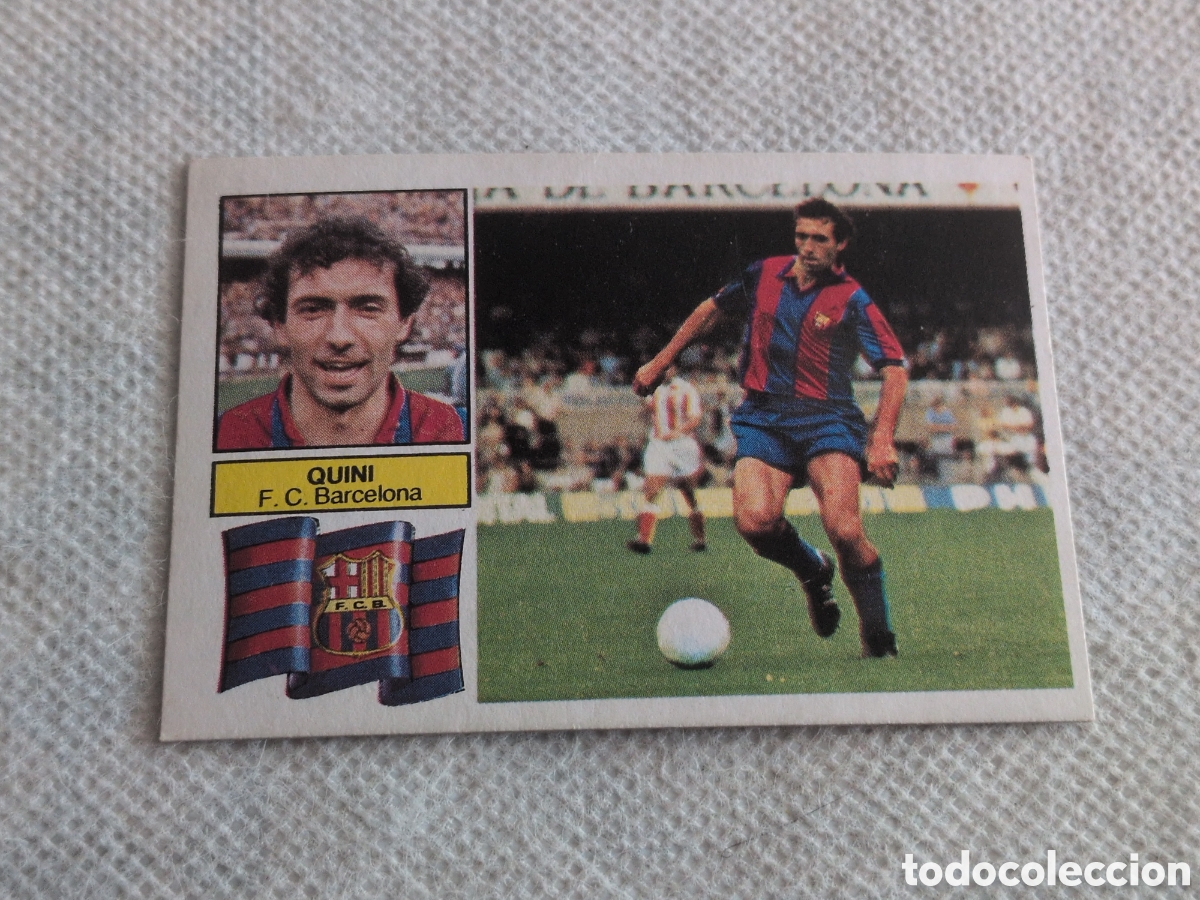 Cromos de f&uacute;tbol: LIGA ESTE 1982 1983 82 83 EDICIONES ESTE QUINI BARCELONA SIN FCB SIN PEGAR