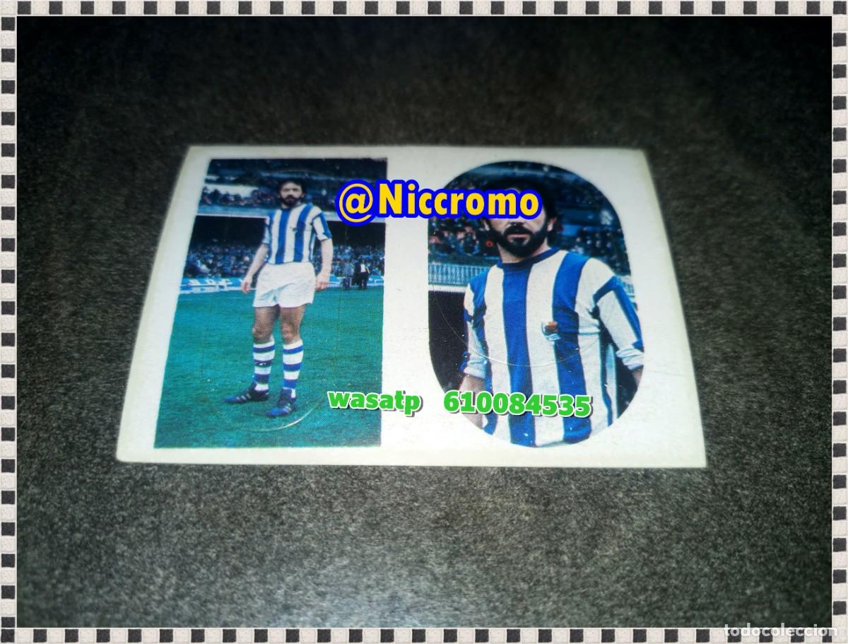 Cromos de f&uacute;tbol: arzac real sociedad liga 75 76 cromo troquelado sin pegar ediciones maga futbol 1975 1976 niccromo