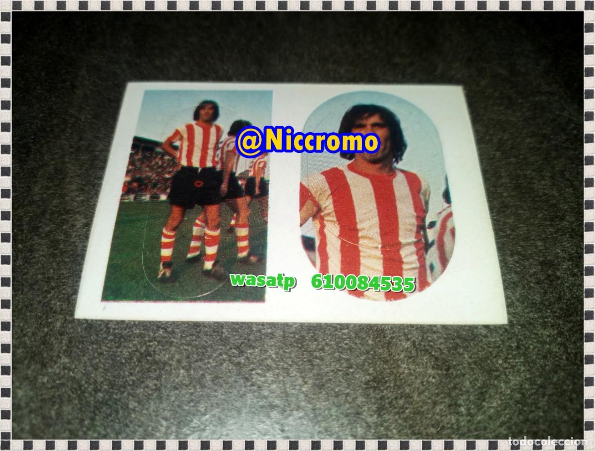 Cromos de f&uacute;tbol: rojo II ath bilbao liga 75 76 cromo troquelado sin pegar ediciones maga futbol 1975 1976 niccromo