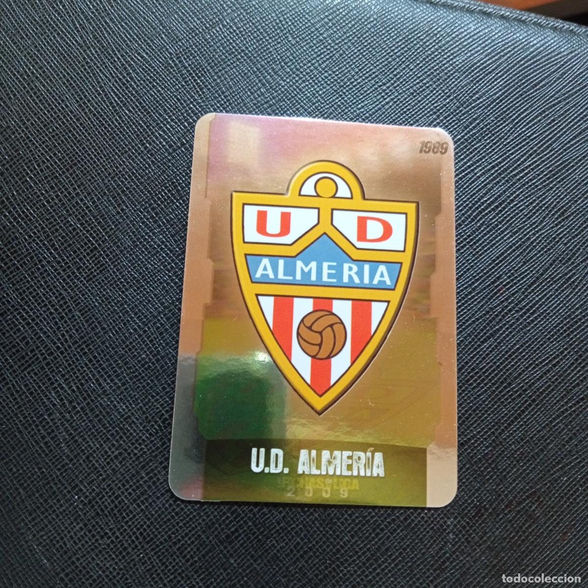 Cromos de f&uacute;tbol: 190 ESCUDO ALMERIA MUNDICROMO QUIZ GAME 2008 2009 FUTBOL 08 09 - A211 PG24 PUNTAS REDONDAS