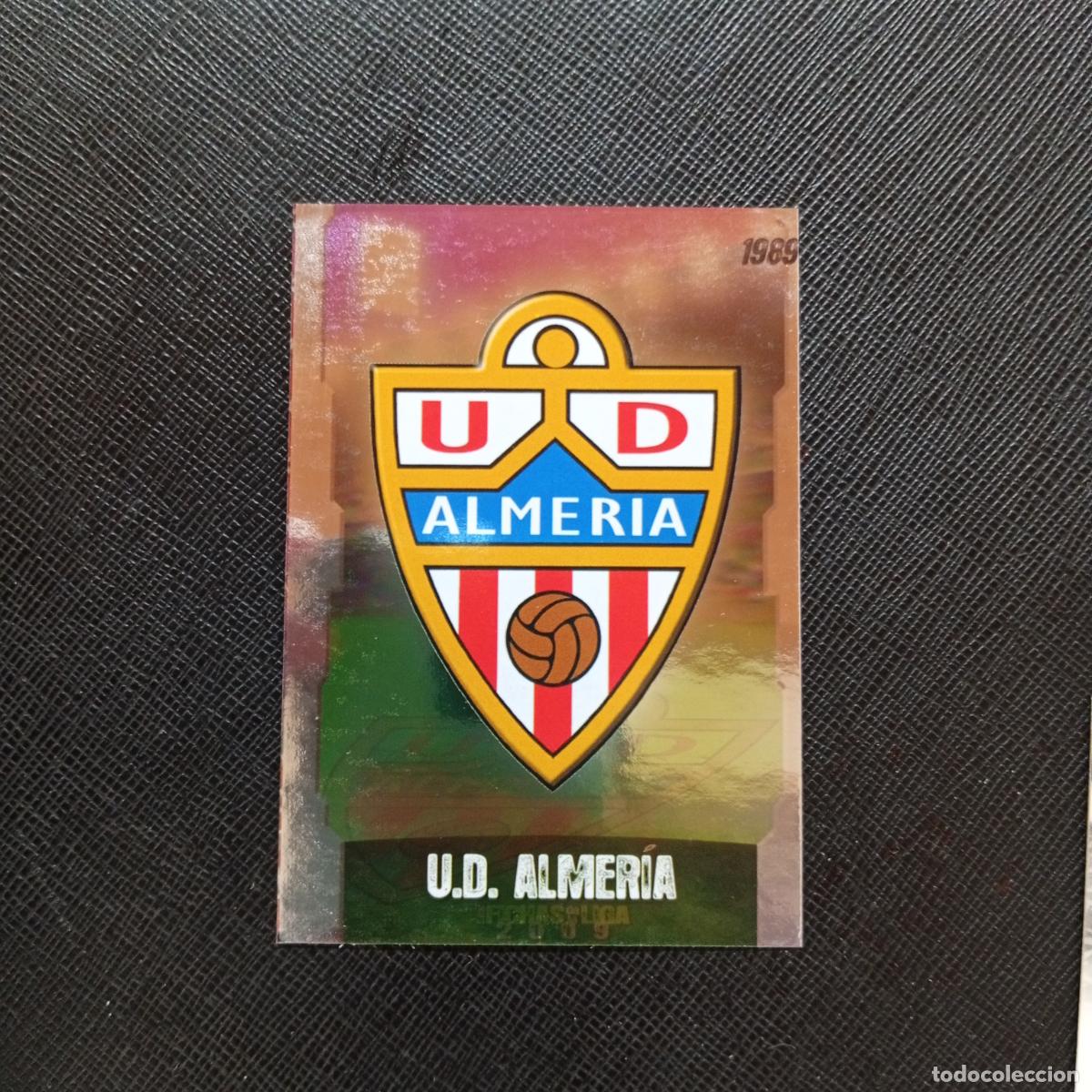 Cromos de f&uacute;tbol: 190 ESCUDO ALMERIA MUNDICROMO QUIZ GAME 2008 2009 FUTBOL 08 09 - A211 PG24 PUNTAS CUADRADAS