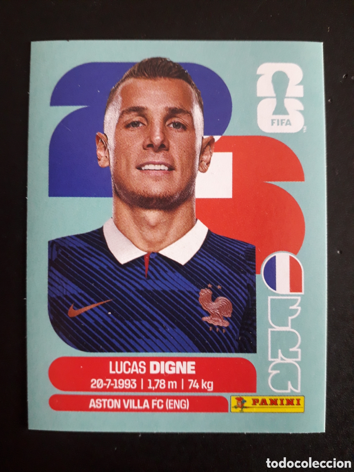 Cromos de f&uacute;tbol: DIGNE FRANCIA FRA 8 MUNDIAL F&Uacute;TBOL 2026 FIFA WORLD CUP PANINI SIN PEGAR PEDIDO M&Iacute;NIMO 3&euro;