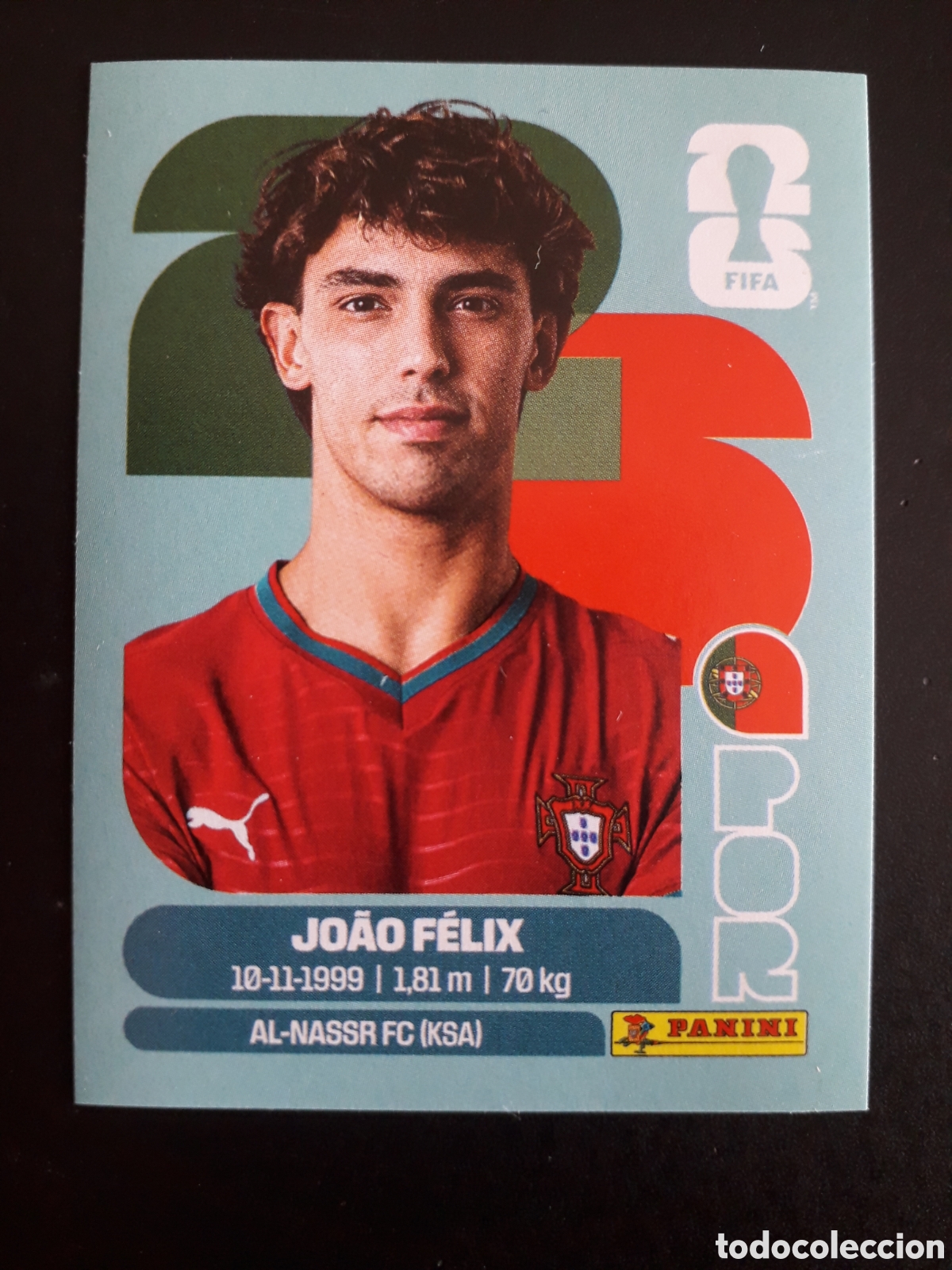 Cromos de f&uacute;tbol: JO&Atilde;O F&Eacute;LIX PORTUGAL POR 17 MUNDIAL F&Uacute;TBOL 2026 FIFA WORLD CUP PANINI SIN PEGAR PEDIDO M&Iacute;NIMO 3&euro;