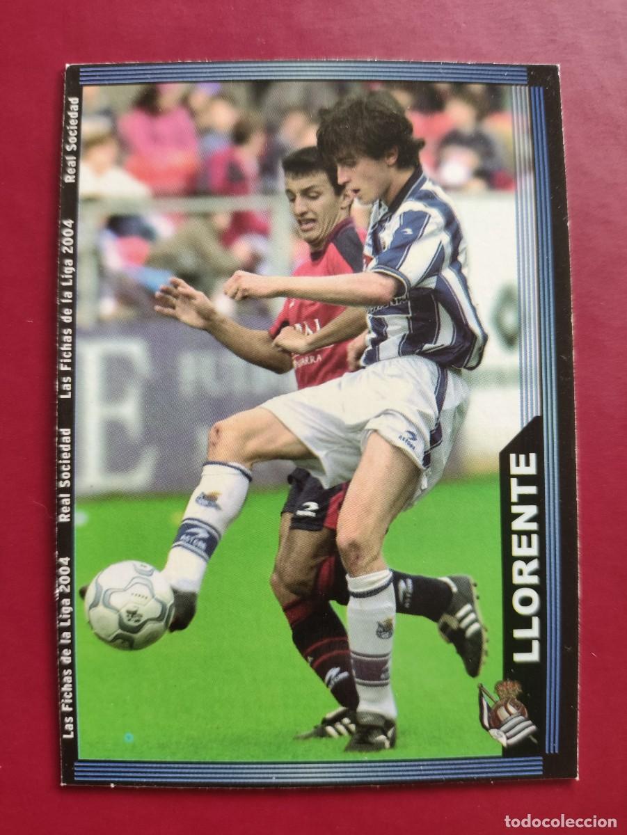 Cromos de f&uacute;tbol: 45 LLORENTE REAL SOCIEDAD BAJA MUNDICROMO 2003