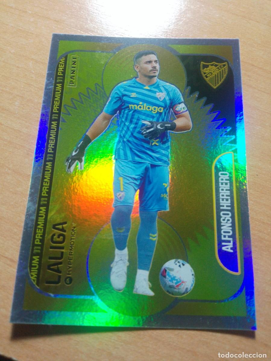Cromos de f&uacute;tbol: PREMIUM ALFONSO HERRERO DEL M&Aacute;LAGA PREMIUM 11 25 26 LIGA HYPERMOTION 2025 2026 NUEVO DE SOBRE