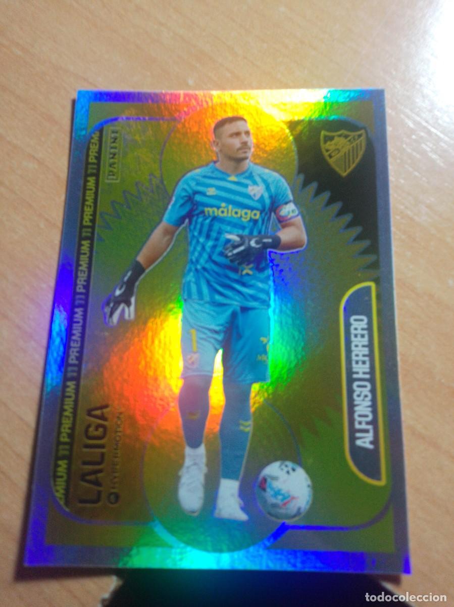 Cromos de f&uacute;tbol: PREMIUM ALFONSO HERRERO DEL M&Aacute;LAGA PREMIUM 11 25 26 LIGA HYPERMOTION 2025 2026 NUEVO DE SOBRE