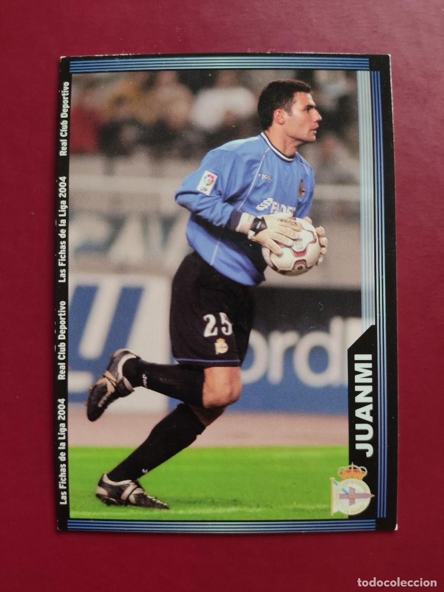 Cromos de f&uacute;tbol: 59 JUANMI DEPORTIVO DE LA CORU&Ntilde;A BAJA MUNDICROMO 2003