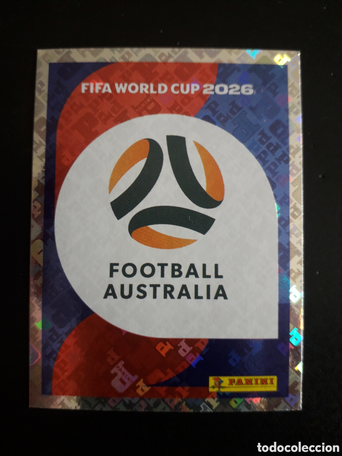 Cromos de f&uacute;tbol: ESCUDO AUSTRALIA AUS 1 MUNDIAL F&Uacute;TBOL 2026 FIFA WORLD CUP PANINI SIN PEGAR PEDIDO M&Iacute;NIMO 3&euro;.