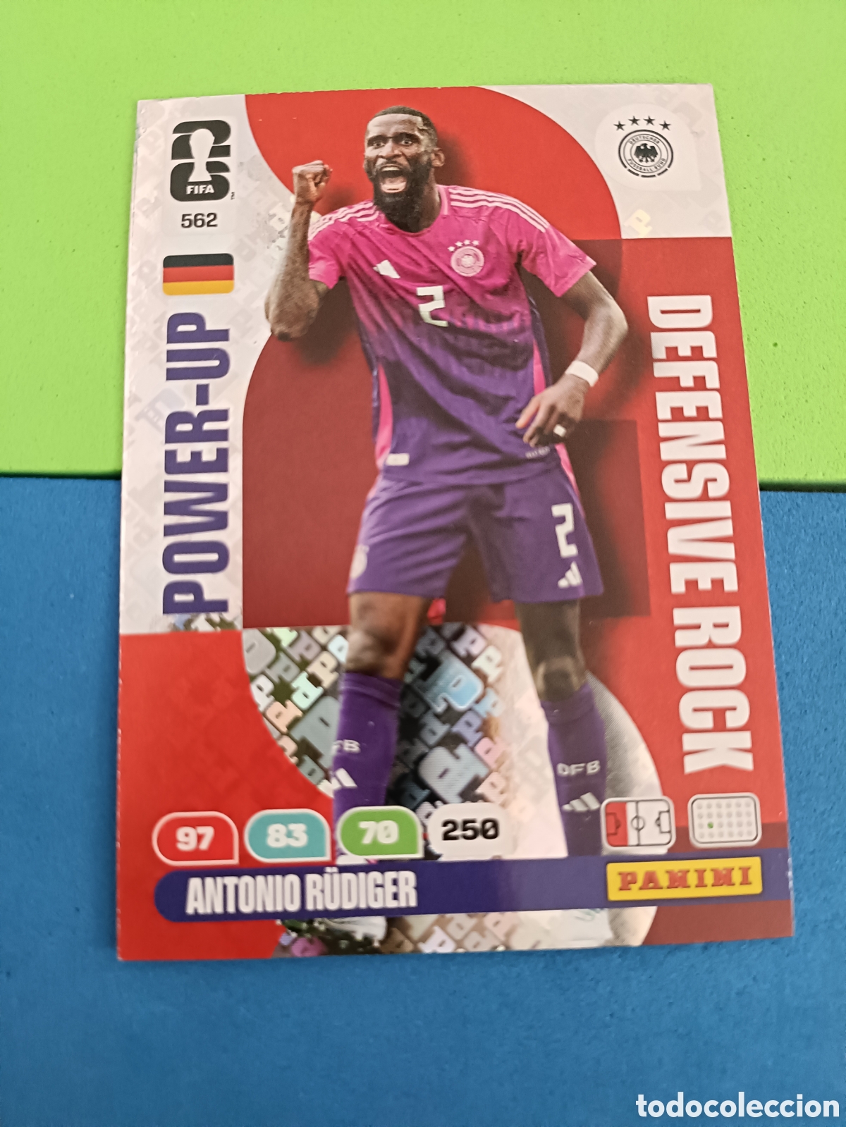 Cromos de f&uacute;tbol: Adrenalyn XL Fifa World cup 2026 mundial - Power-Up 562 R&uuml;diger