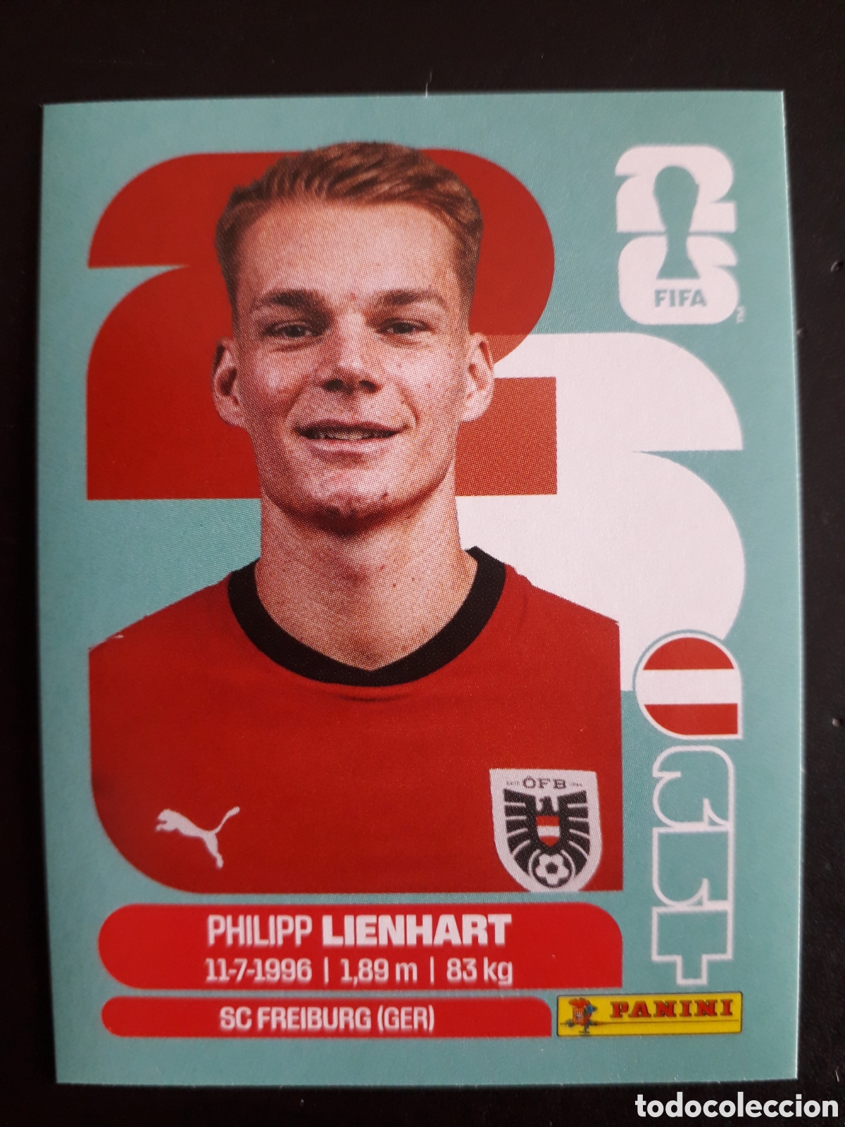 Figurine di Calcio: LIENHART AUSTRIA AUT 6 MUNDIAL F&Uacute;TBOL 2026 FIFA WORLD CUP PANINI SIN PEGAR PEDIDO M&Iacute;NIMO 3&euro;