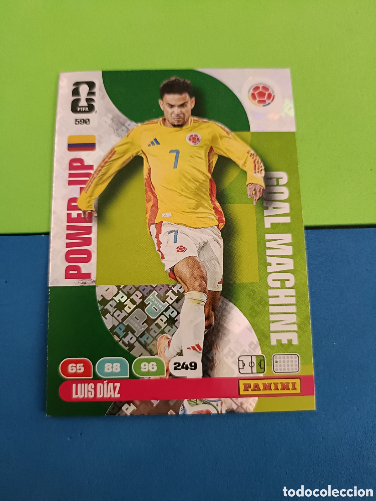 Figurine di Calcio: Adrenalyn XL Fifa World cup 2026 mundial - Power-Up 590 Luis D&iacute;az