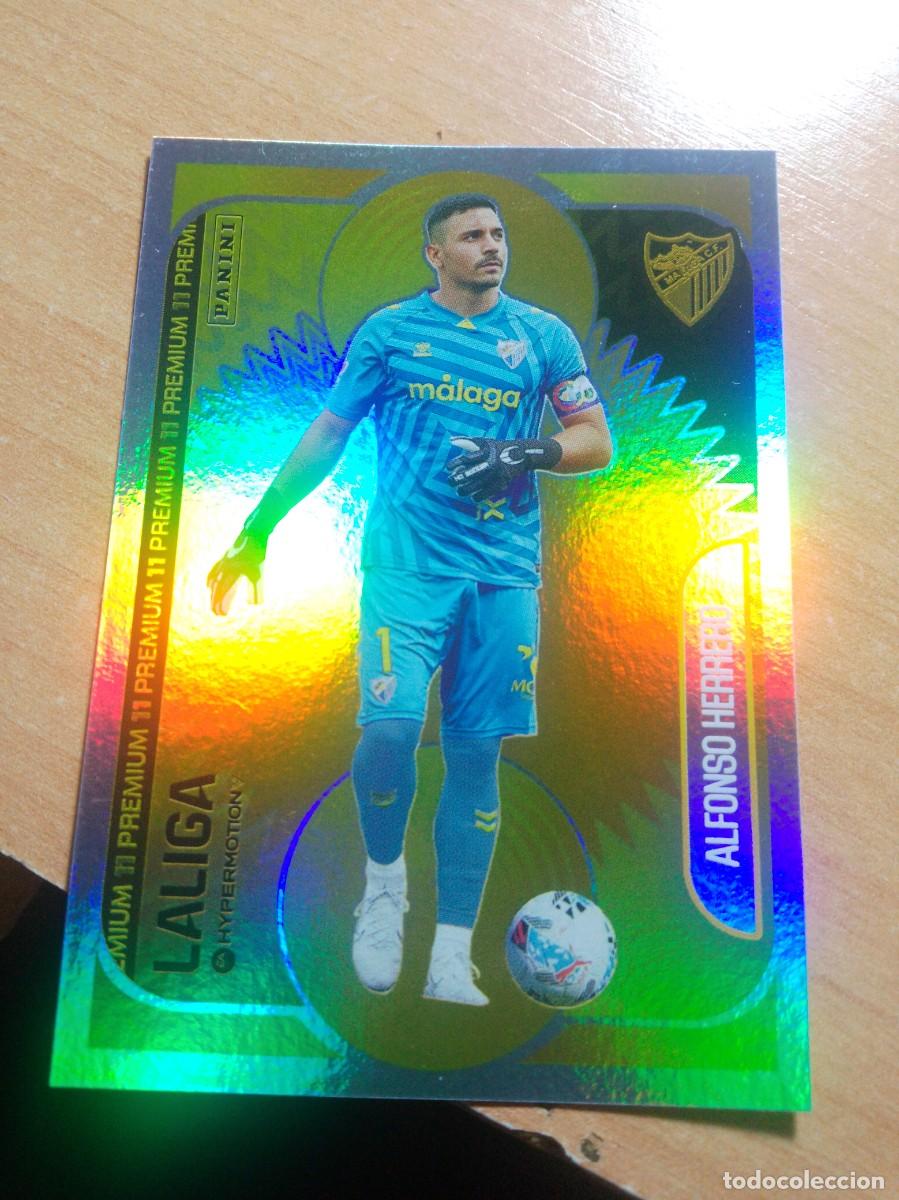 Figurine di Calcio: PREMIUM ALFONSO HERRERO DEL M&Aacute;LAGA PREMIUM 11 25 26 LIGA HYPERMOTION 2025 2026 NUEVO DE SOBRE