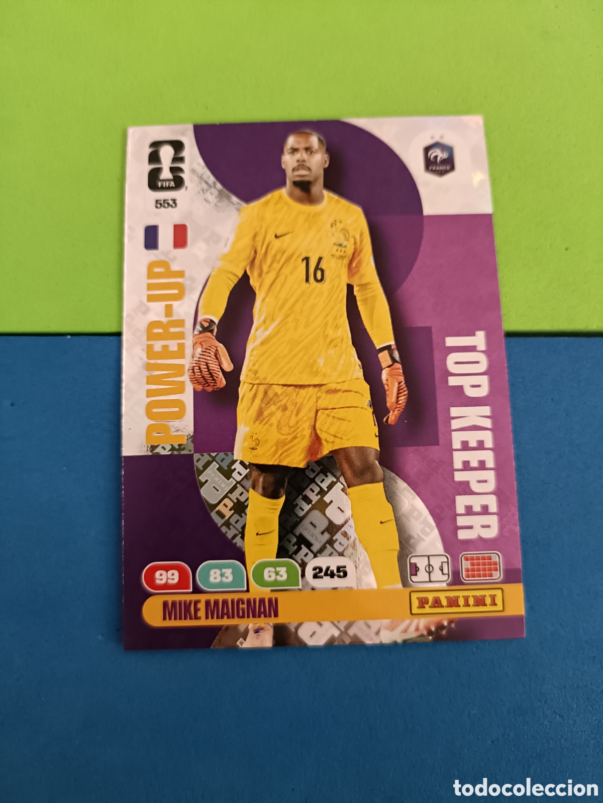Cromos de f&uacute;tbol: Adrenalyn XL Fifa World cup 2026 mundial - Power-Up 553 Maignan