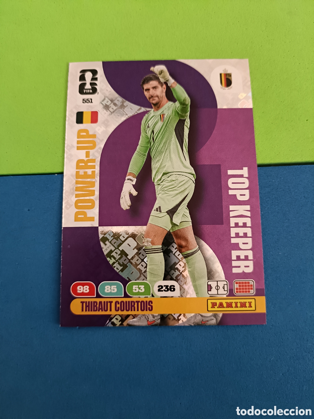 Cromos de f&uacute;tbol: Adrenalyn XL Fifa World cup 2026 mundial - Power-Up 551 Courtois