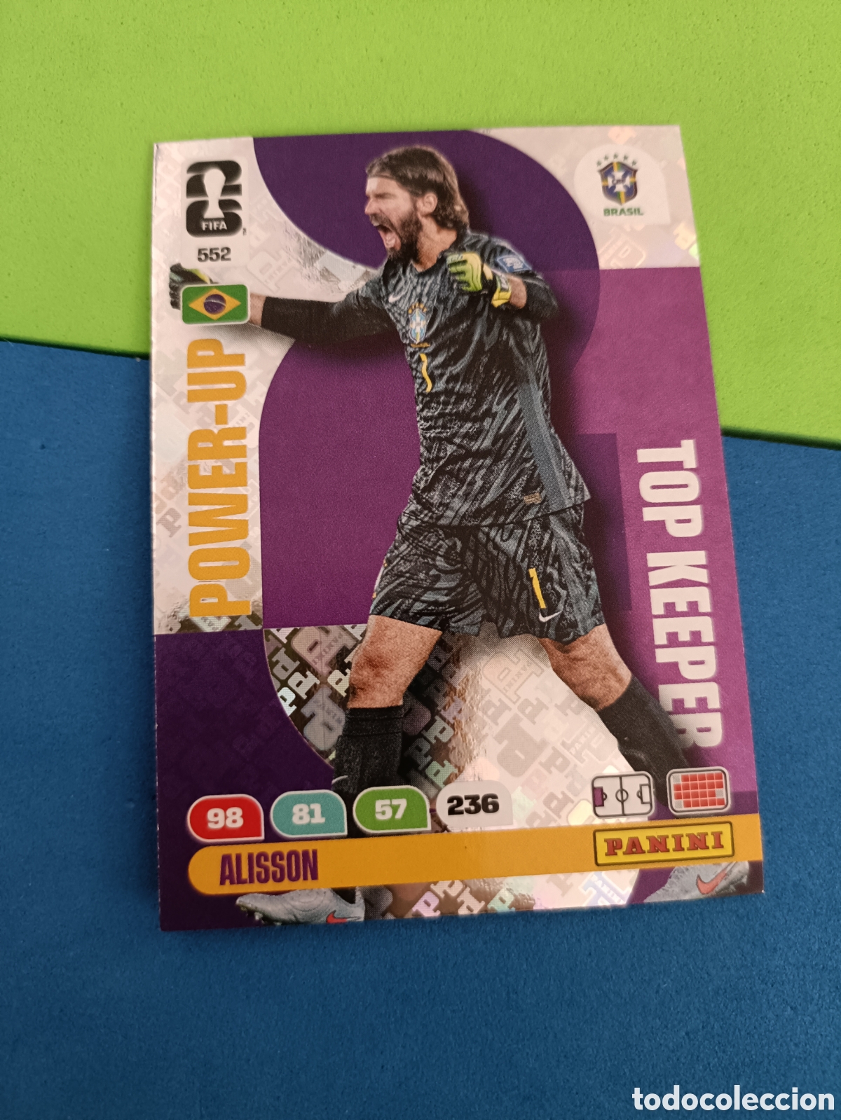 Cromos de f&uacute;tbol: Adrenalyn XL Fifa World cup 2026 mundial - Power-Up 552 Alisson