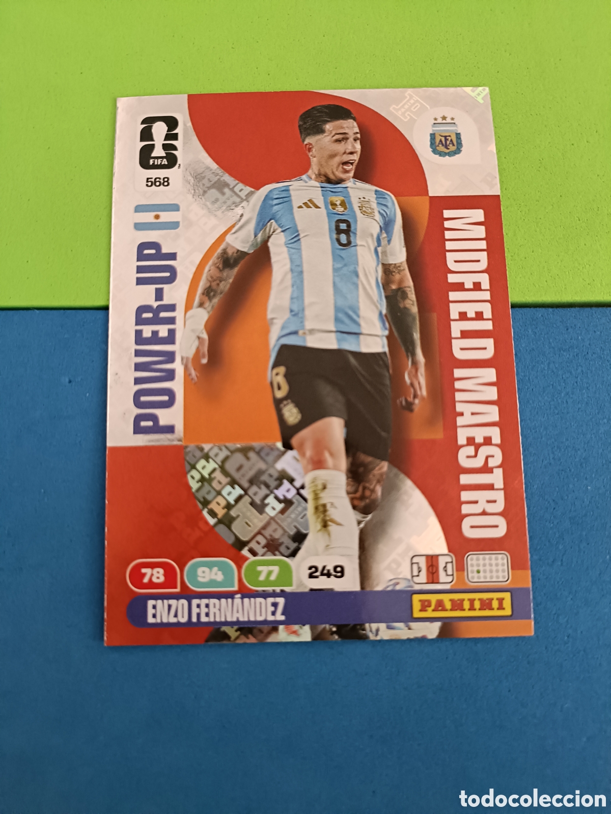 Cromos de f&uacute;tbol: Adrenalyn XL Fifa World cup 2026 mundial - Power-Up 568 Enzo Fern&aacute;ndez