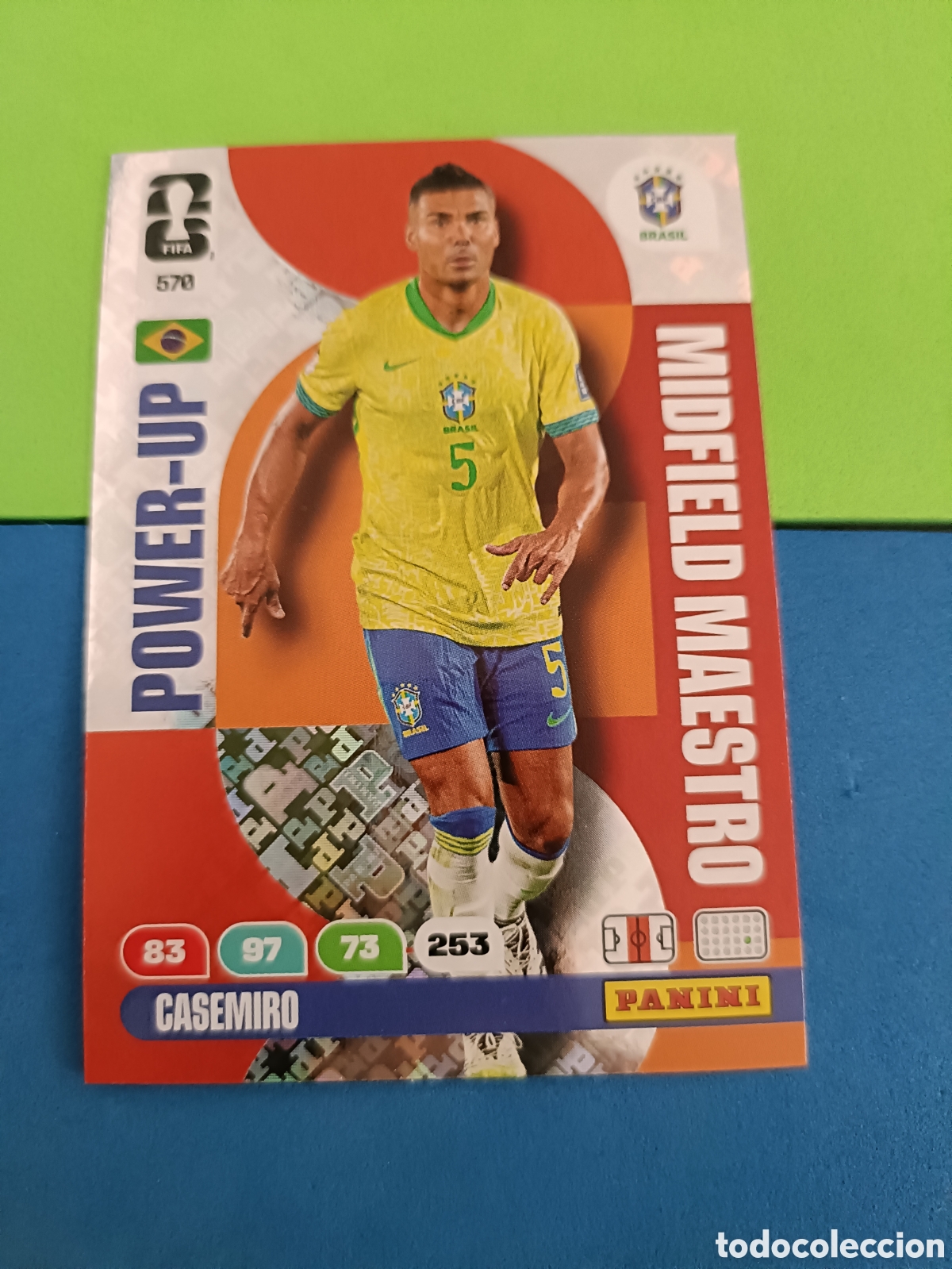 Figurine di Calcio: Adrenalyn XL Fifa World cup 2026 mundial - Power-Up 570 Casemiro