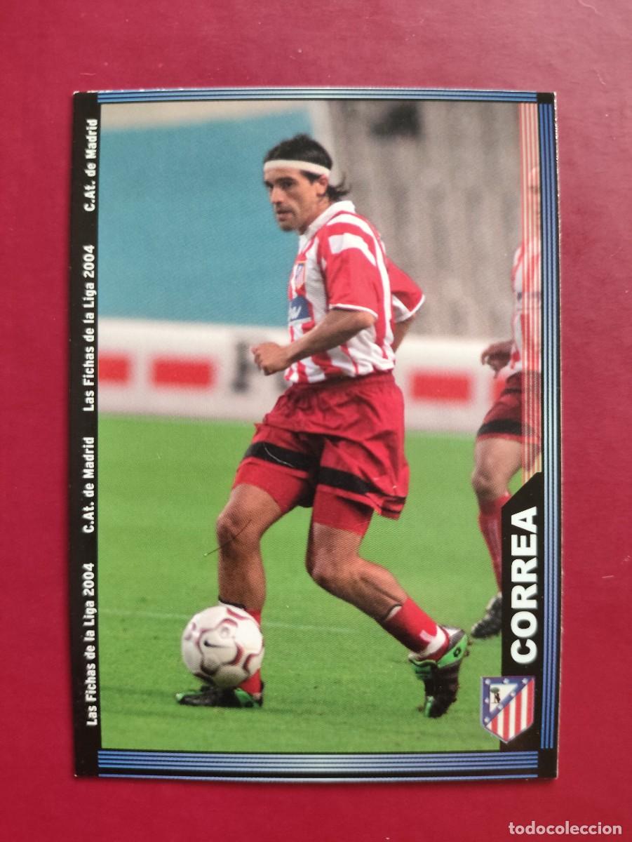 Cromos de f&uacute;tbol: 318 CORREA ATL&Eacute;TICO DE MADRID BAJA MUNDICROMO 2003