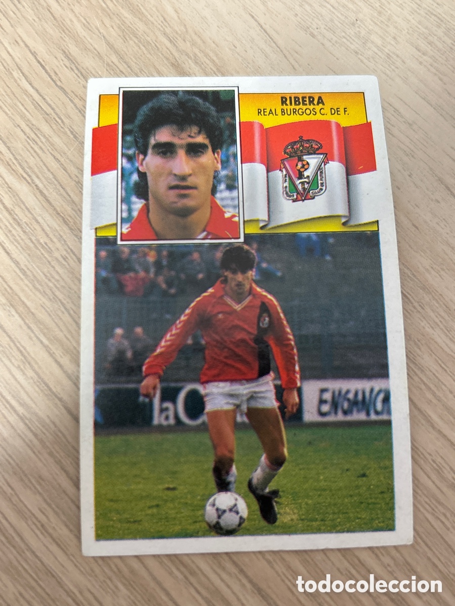 Cromos de f&uacute;tbol: RIBERA BURGOS LIGA ESTE 1990 1991 90 91 NUNCA PEGADO SIN PEGAR