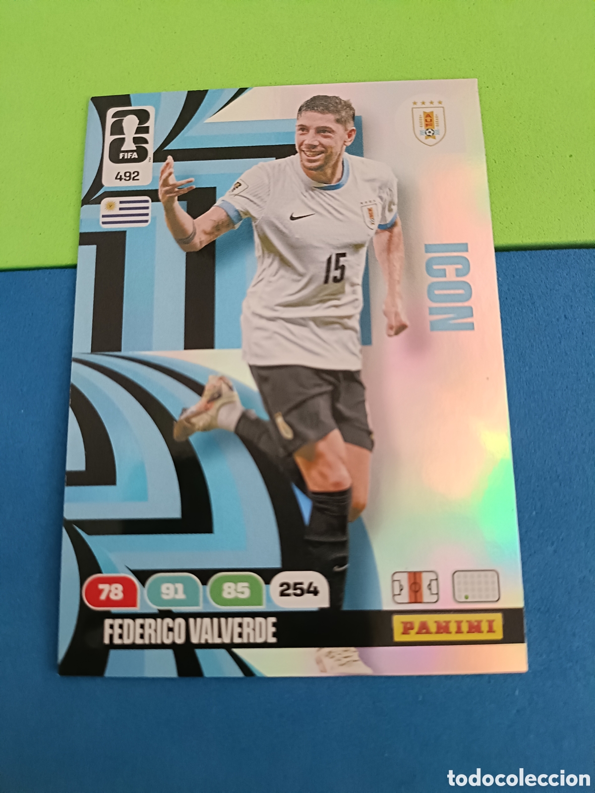 Cromos de f&uacute;tbol: Adrenalyn XL Fifa World cup 2026 mundial - ICON 492 Fede Valverde