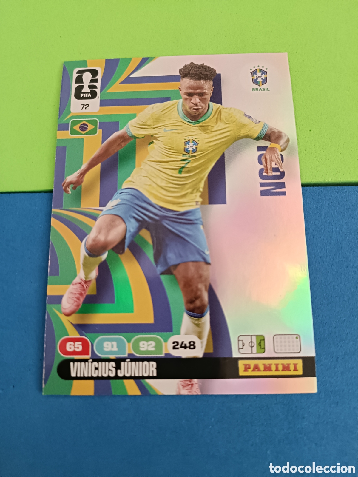 Cromos de f&uacute;tbol: Adrenalyn XL Fifa World cup 2026 mundial - ICON 72 Vinicius Jr