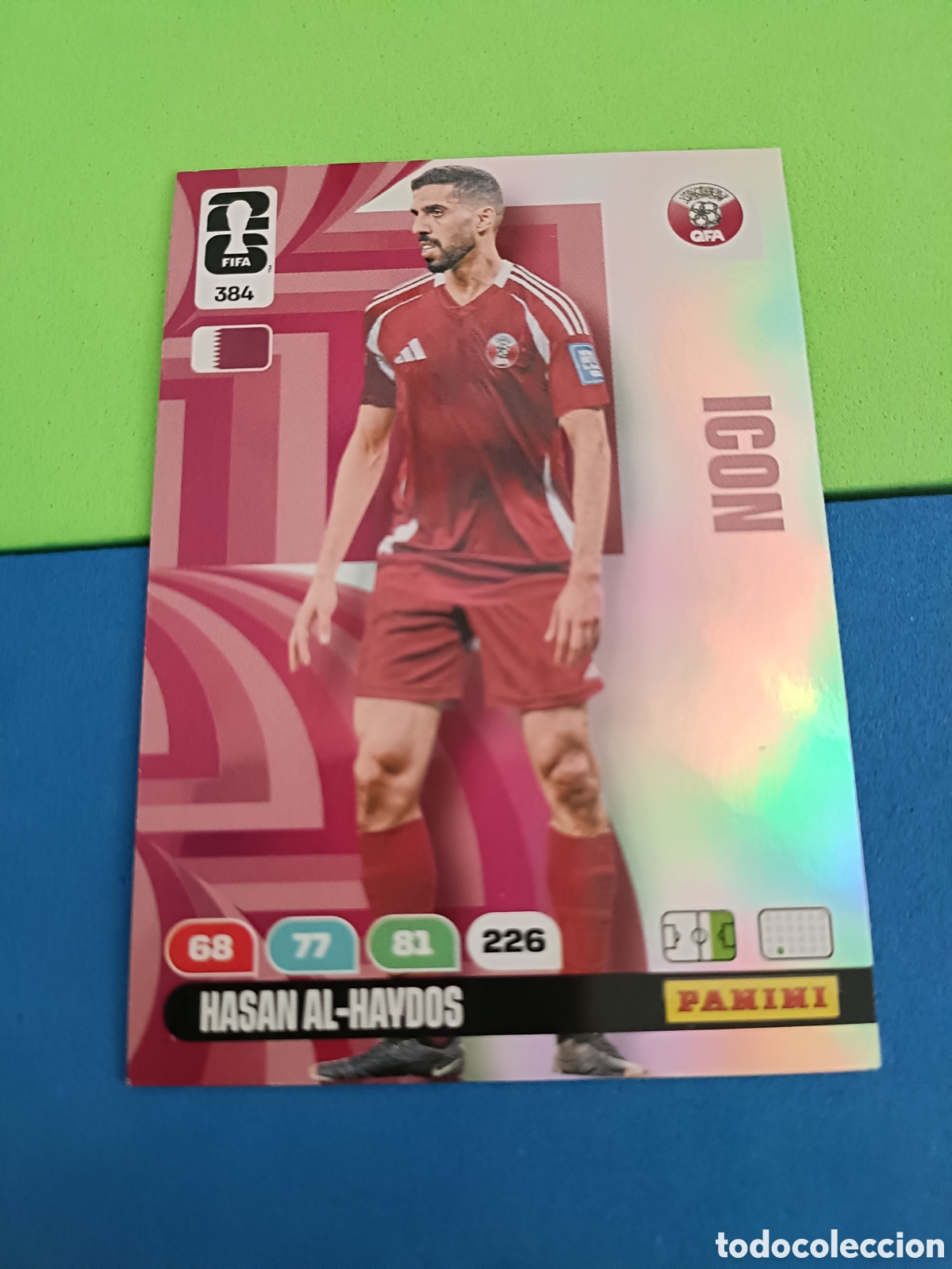 Cromos de f&uacute;tbol: Adrenalyn XL Fifa World cup 2026 mundial - ICON 384 Al-Haydos