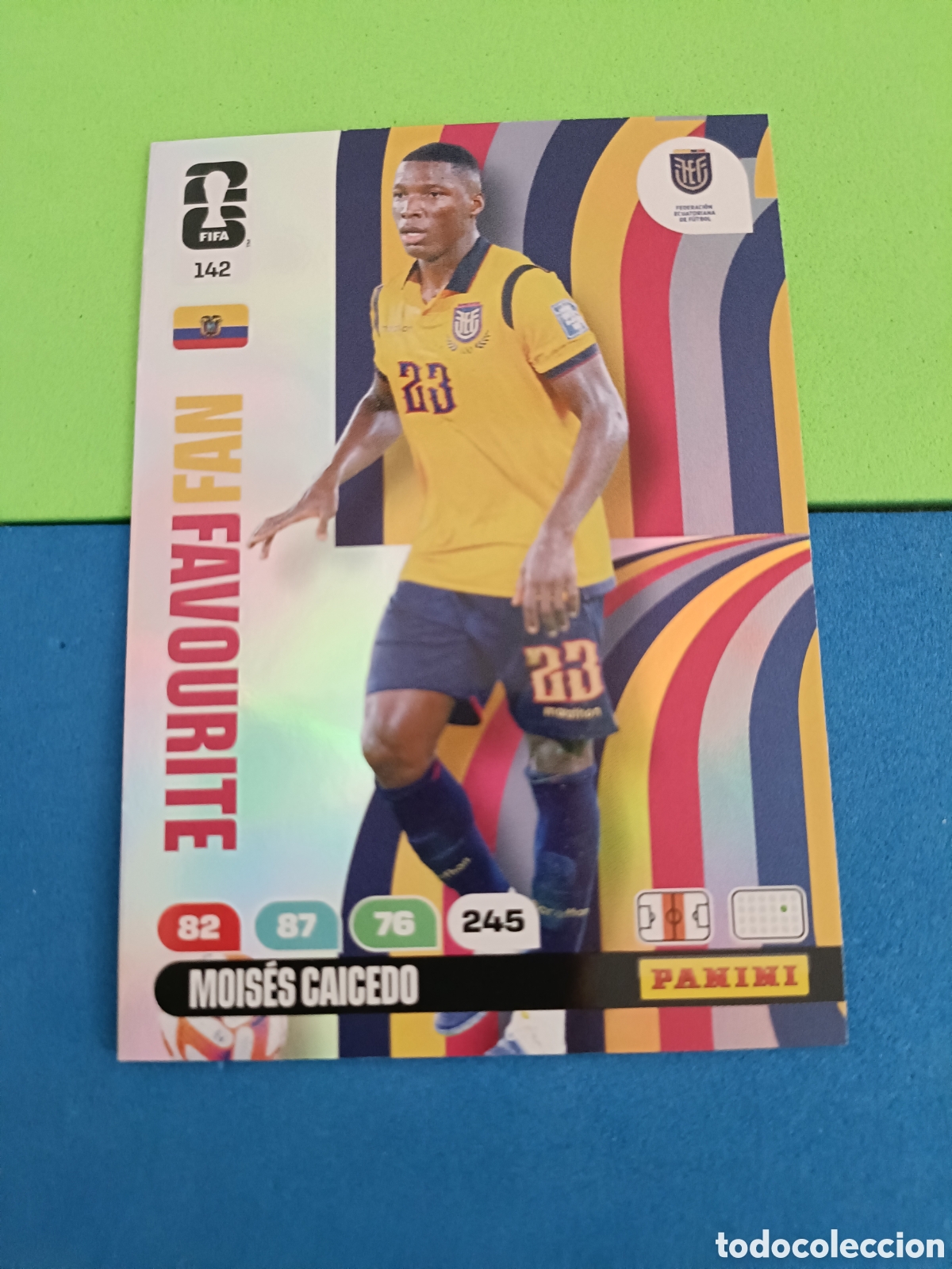 Cromos de f&uacute;tbol: Adrenalyn XL Fifa World cup 2026 mundial - FAN FAVOURITE 142 Caicedo