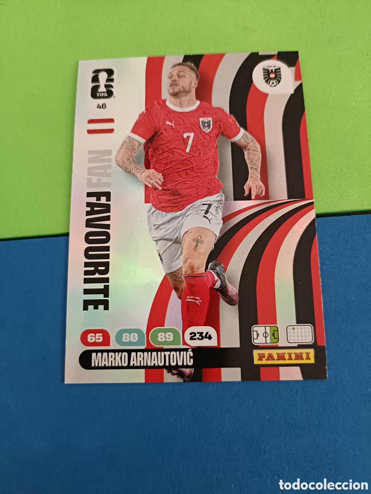 Cromos de f&uacute;tbol: Adrenalyn XL Fifa World cup 2026 mundial - FAN FAVOURITE 46 Arnautovic