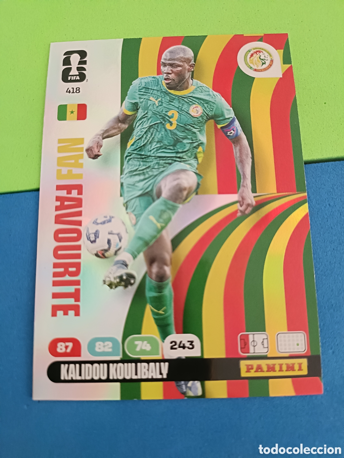 Cromos de f&uacute;tbol: Adrenalyn XL Fifa World cup 2026 mundial - FAN FAVOURITE 418 Koulibaly